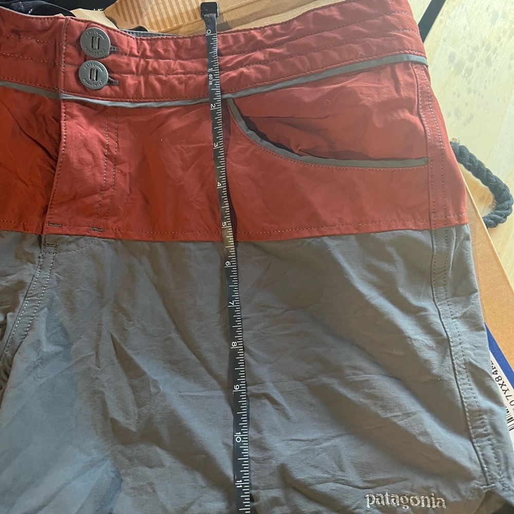 Patagonia Red and Gray Cargo Shorts
